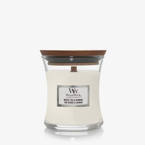 WoodWick WoodWick Small Hourglass Candle - White Tea & Jasmine Universal