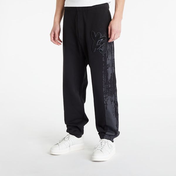 Y-3 Y-3 Graphic Logo French Terry Pants Black