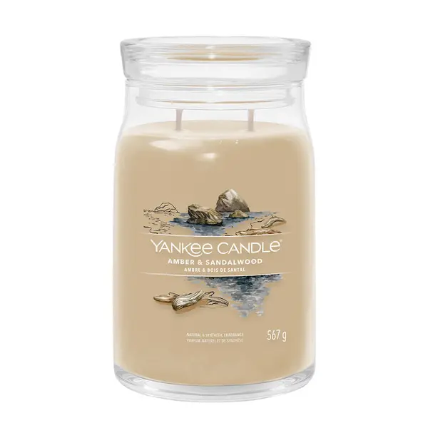 Yankee Candle Yankee Candle Signature Large Jar 2 Wicks Amber & Sandalwood Universal