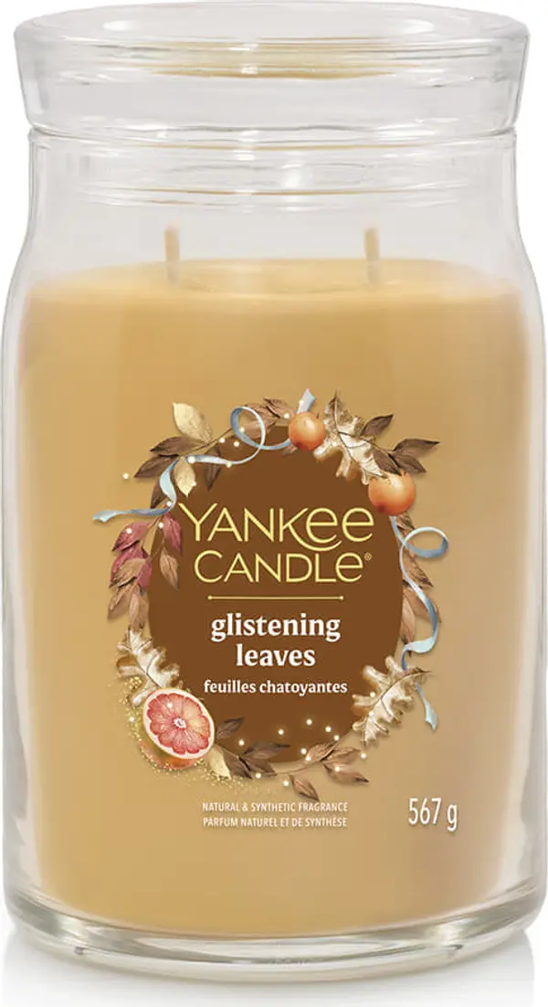 Yankee Candle Yankee Candle Signature Large Jar 2 Wicks Glistening Leaves Universal