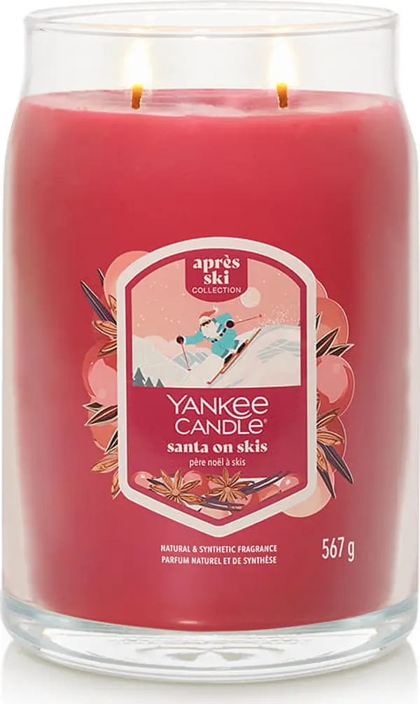 Yankee Candle Yankee Candle Signature Large Jar 2 Wicks Santa On Skis Universal