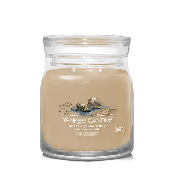 Yankee Candle Yankee Candle Signature Medium Jar 2 Wicks Amber & Sandalwood Universal