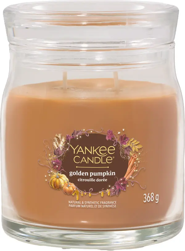 Yankee Candle Yankee Candle Signature Medium Jar 2 Wicks Golden Pumpkin Universal
