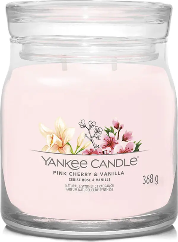 Yankee Candle Yankee Candle Signature Medium Jar 2 Wicks Pink Cherry & Vanilla Universal