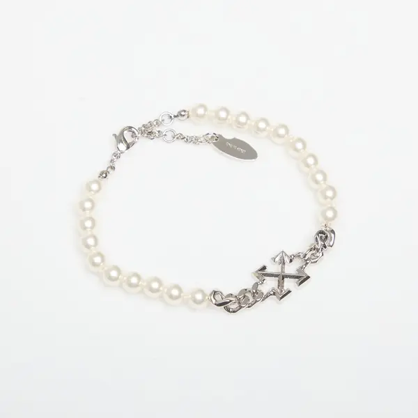 Off-White Zapestnica Off-White Arrow Bracelet Silver/ No Color Universal