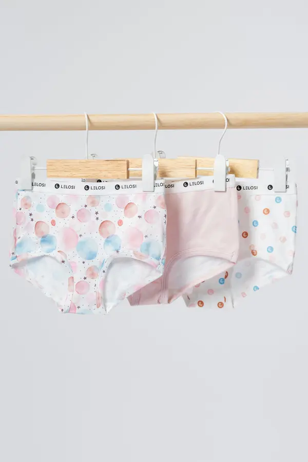 LELOSI LELOSI Komplet otroških hipster hlačk Dreambear (3x) 122