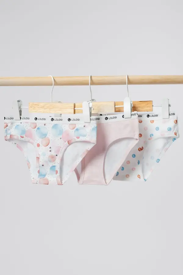 LELOSI LELOSI Komplet otroških spodnjih hlačk Dreambear (3x) 110/116