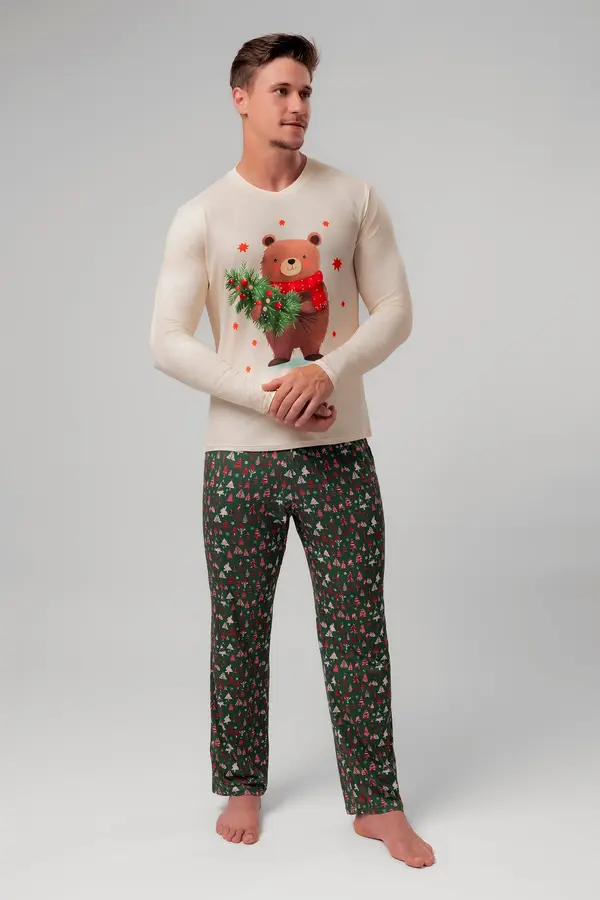 LELOSI LELOSI Moška pižama Holidaynight 2XL