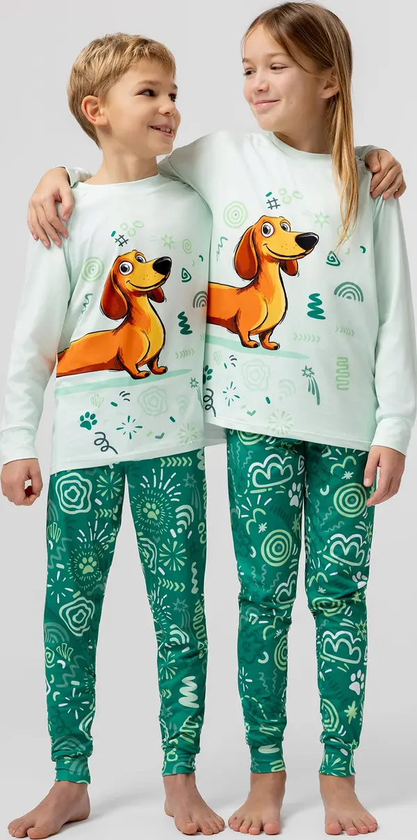 LELOSI LELOSI Otroška pižama Wooffy 110 - 116