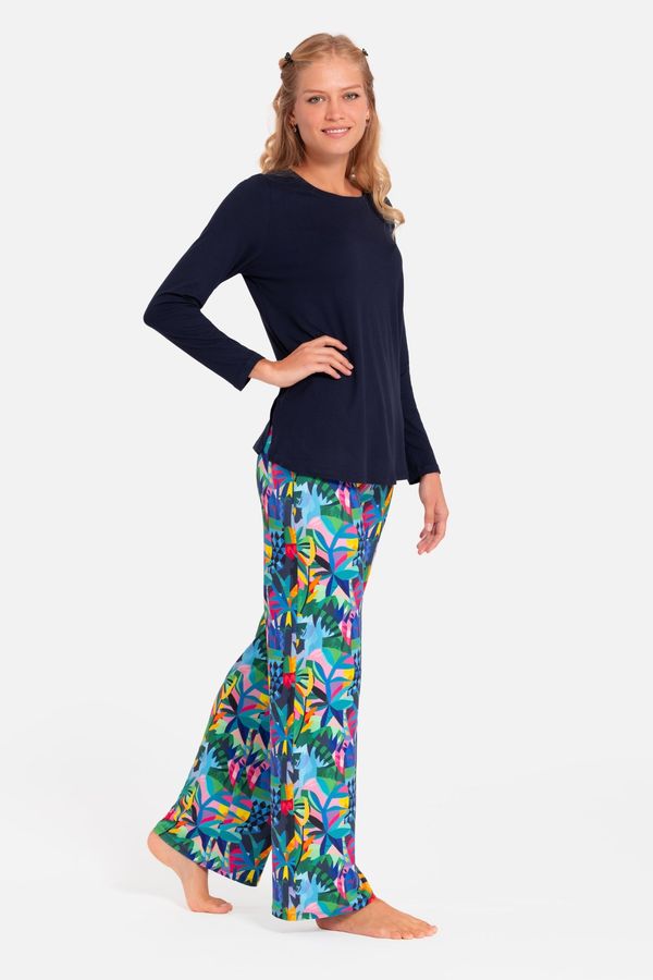 LELOSI LELOSI Pižama Relaxed Palmy XS