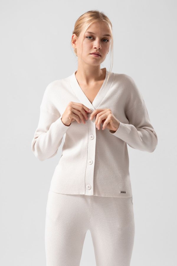 LELOSI LELOSI Rebrasto pletena jopa Demi OSNOVNA