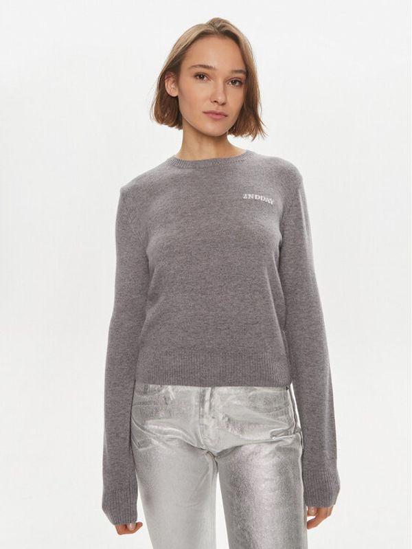 2NDDAY 2NDDAY Pulover Lance 2000340408 Siva Regular Fit