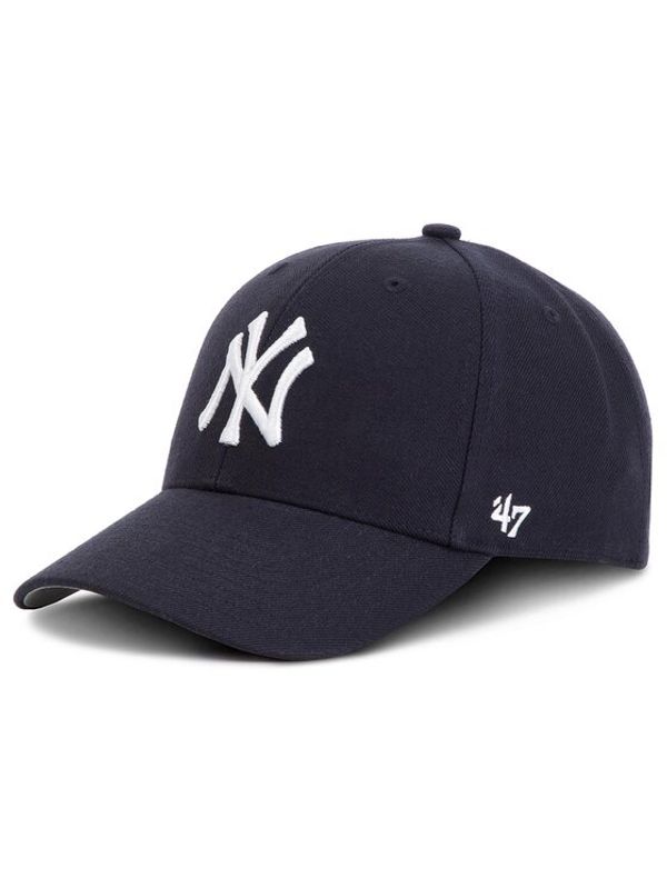 47 Brand 47 Brand Kapa s šiltom New York Yankees 47 B-MVP17WBV-HM Mornarsko modra