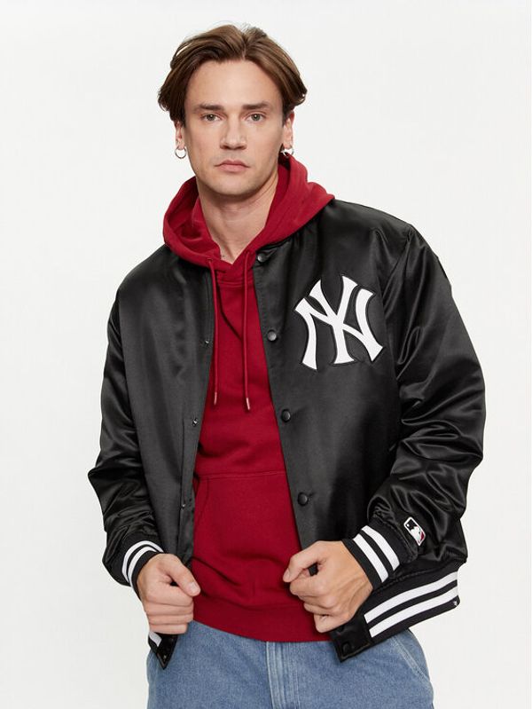 47 Brand 47 Brand Bomber jakna New York Yankees BB017PMOKGD601364JK Črna Oversize