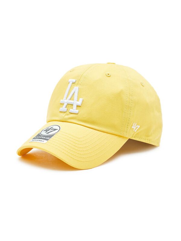 47 Brand 47 Brand Kapa s šiltom MLB Los Angeles Dodgers '47 CLEAN UP B-RGW12GWSNL-MZB Rumena