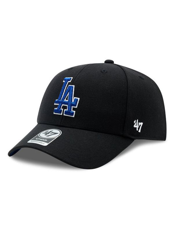 47 Brand 47 Brand Kapa s šiltom MLB Los Angeles Dodgers Sure Shot Snapback '47 MVP B-SUMVP12WBP-BK Črna