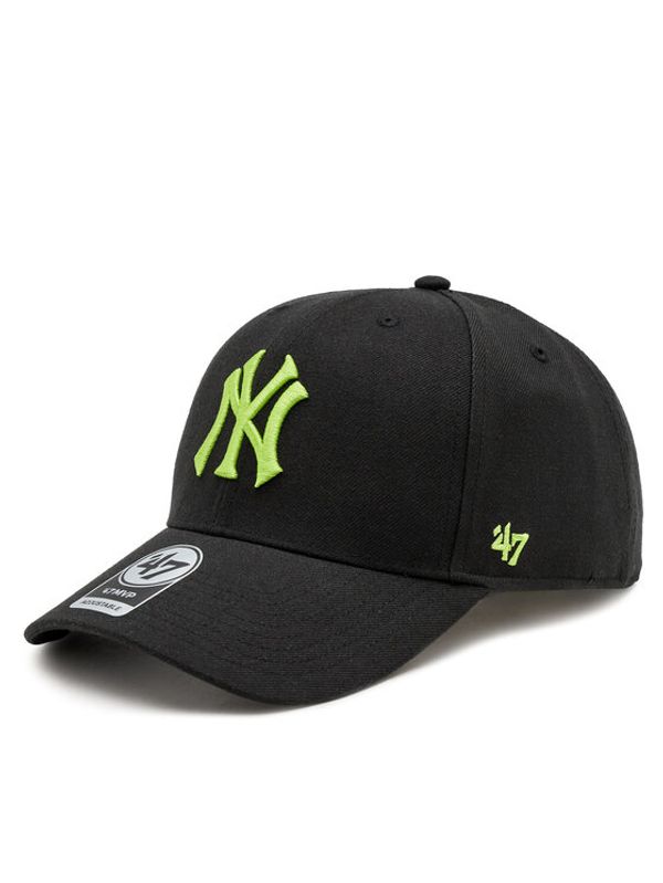 47 Brand 47 Brand Kapa s šiltom Mlb New York Yankees '47 Mvp Snapback B-MVPSP17WBP-BKAM Črna