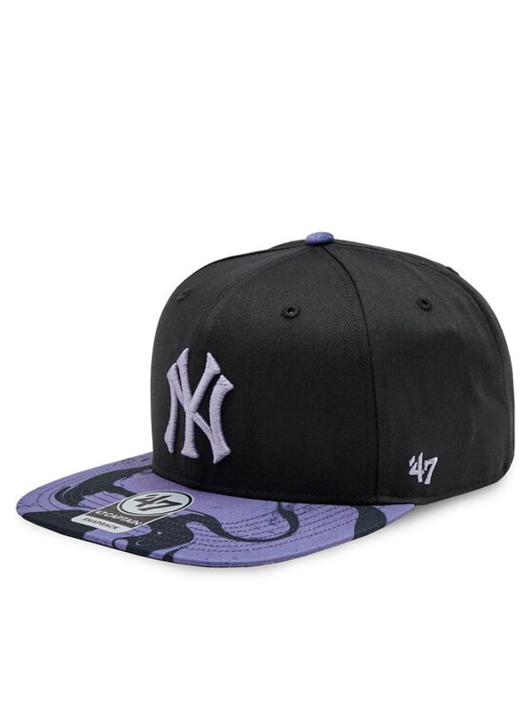 47 Brand 47 Brand Kapa s šiltom Mlb New York Yankees Enamel Twist Tt '47 Captain B-ENLCP17CTP-BK Črna