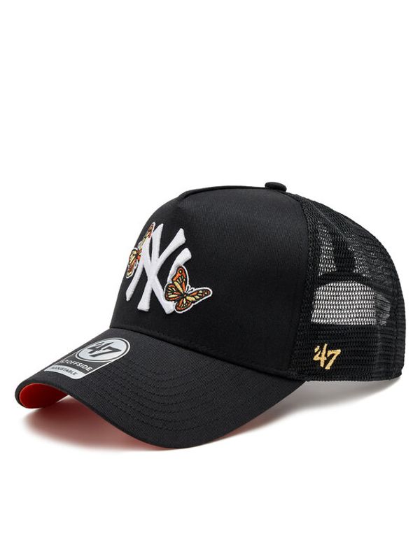 47 Brand 47 Brand Kapa s šiltom Mlb New York Yankees Icon Mesh '47 Offside Dt B-ICNDT17CTP-BK Črna