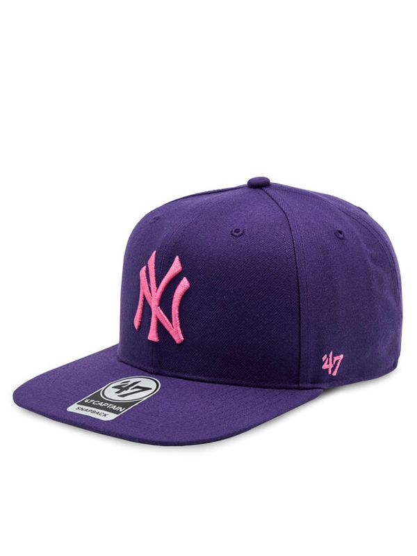 47 Brand 47 Brand Kapa s šiltom Mlb New York Yankees No Shot NSHOT17WBP Vijolična