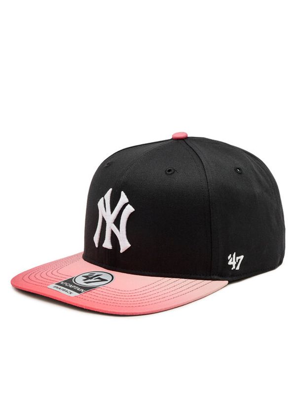 47 Brand 47 Brand Kapa s šiltom Mlb New York Yankees Paradigm Tt Snap ’47 Captain B-PDMCP17CTP-BKA Črna
