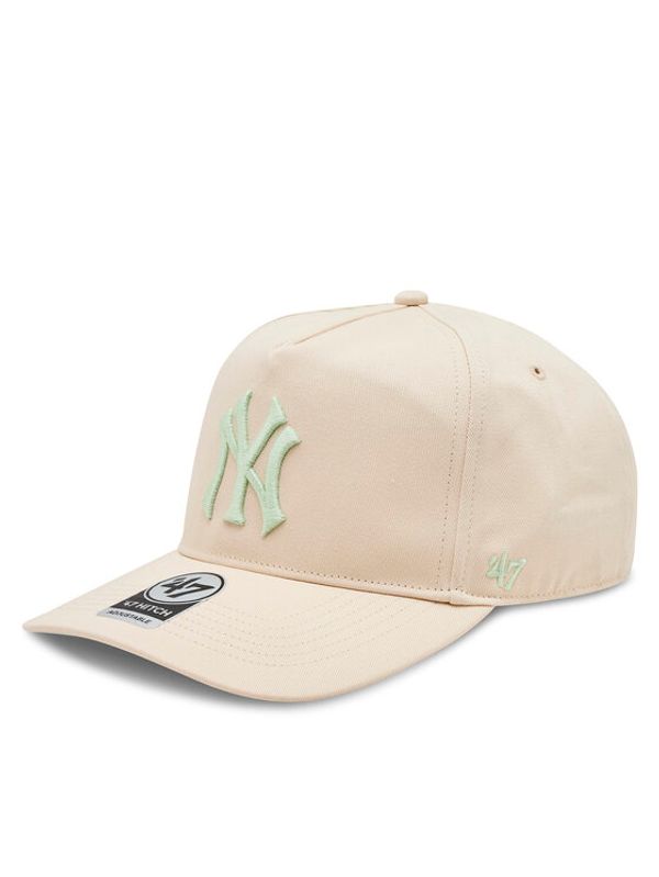 47 Brand 47 Brand Kapa s šiltom Mlb New York Yankees Sure Shot ’47 Hitch BCWS-SRSHT17GWP-NT96 Bež