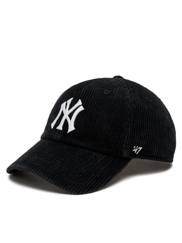 47 Brand 47 Brand Kapa s šiltom MLB New York Yankees Thick Cord 47 B-THCKC17EWS-BK Črna