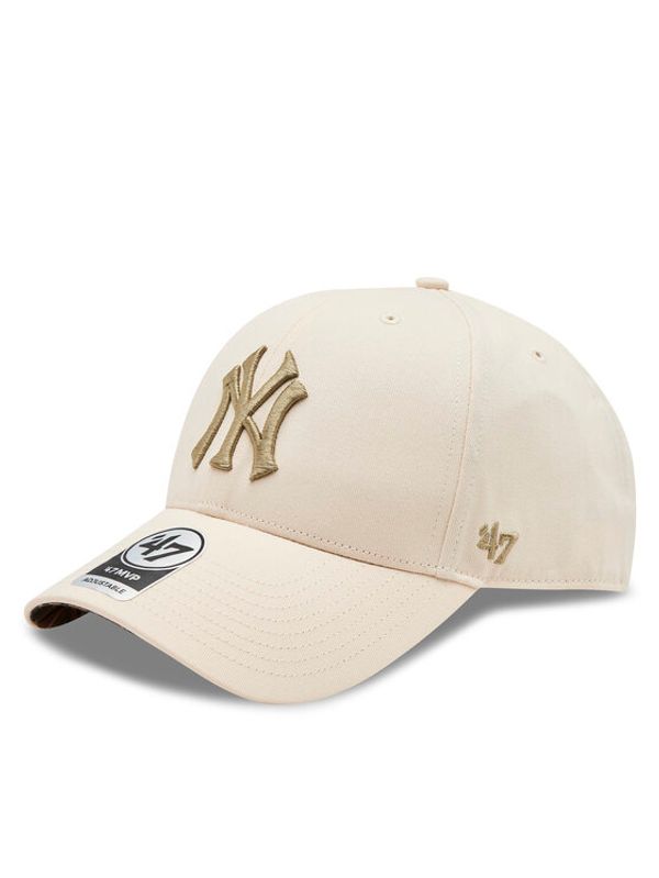 47 Brand 47 Brand Kapa s šiltom Mlb New York Yankees Tropic Pop Under ’47 Mvp B-TPCSP17CTP-NT Bež