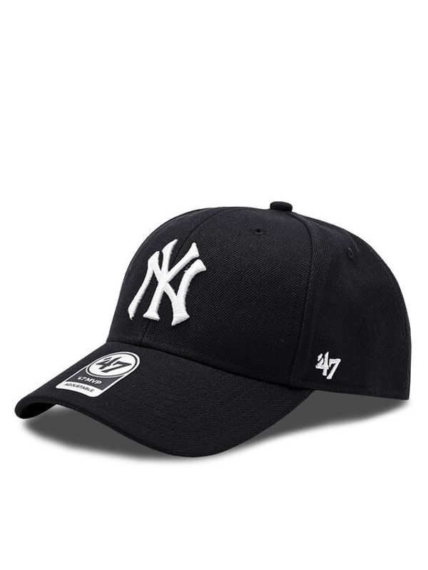 47 Brand 47 Brand Kapa s šiltom Mlb NY Yankeess BMVPSP17WBPBKW Črna