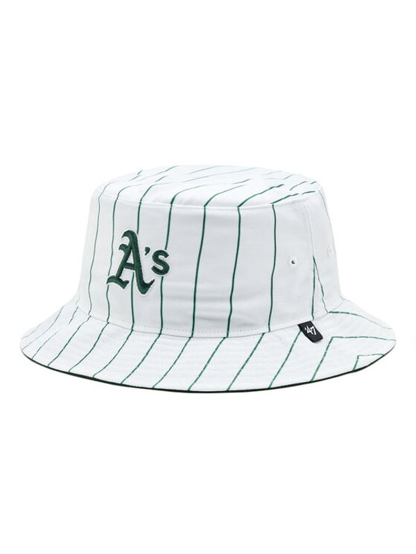 47 Brand 47 Brand Kapa s šiltom MLB Oakland Athletics Pinstriped '47 BUCKET B-PINSD18PTF-DG Zelena