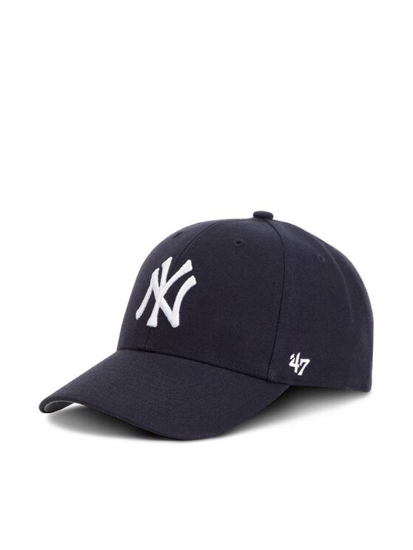 47 Brand 47 Brand Kapa s šiltom New York Yankees 47 B-MVP17WBV-HM Mornarsko modra