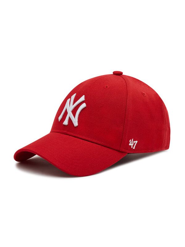 47 Brand 47 Brand Kapa s šiltom New York Yankees B-MVPSP17WBP-RD Rdeča