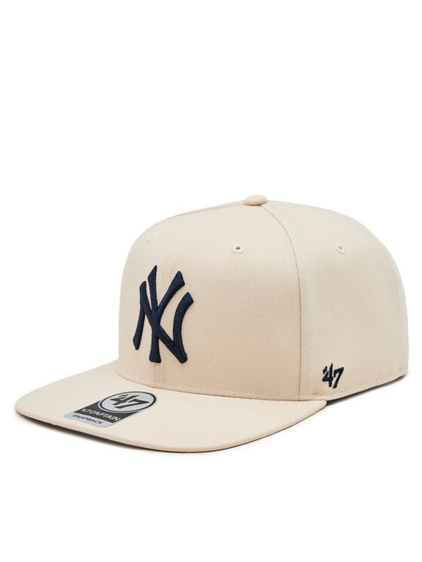 47 Brand 47 Brand Kapa s šiltom New York Yankees No Shot '47 CAPTAIN NSHOT17WBP Bež