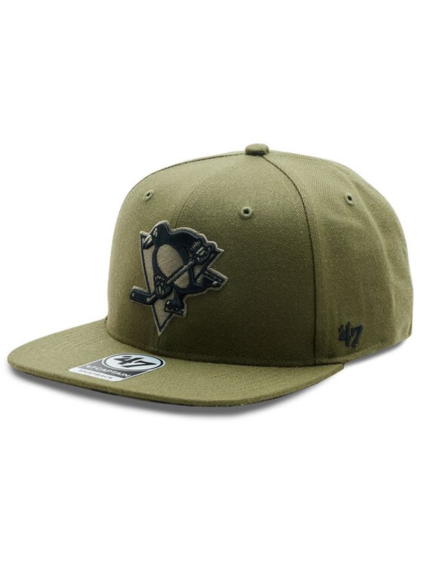 47 Brand 47 Brand Kapa s šiltom NHL Pittsburgh Penguins Ballpark Camo '47 CAPTAIN H-BCAMO15WBP-SW Zelena