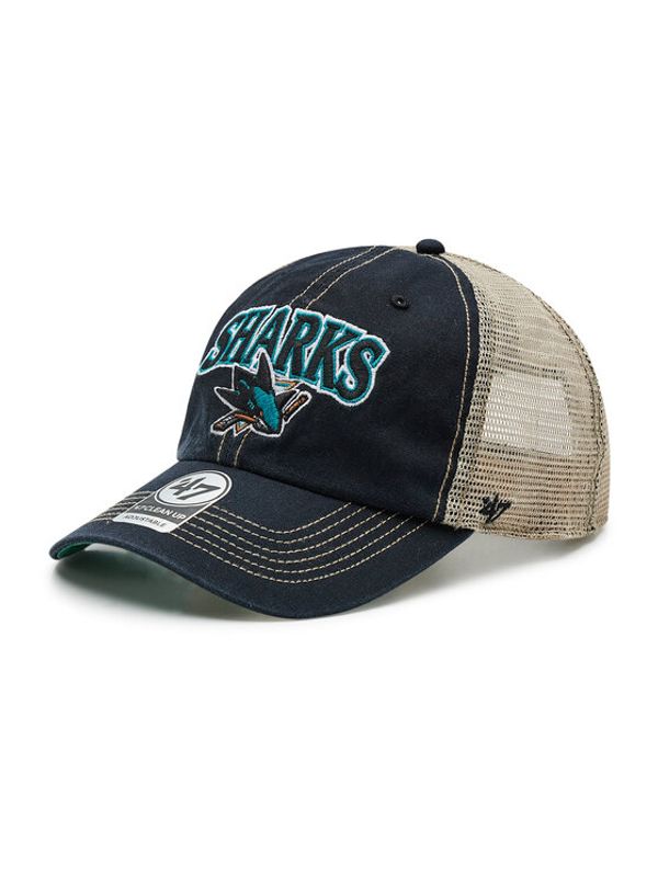 47 Brand 47 Brand Kapa s šiltom Nhl San Jose Sharks Trucker H-TSCLA22LAP-VB Črna