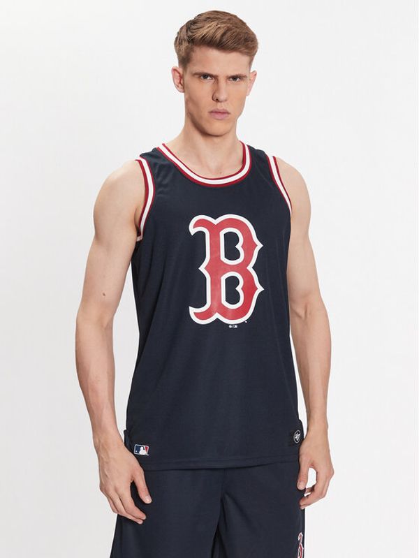 47 Brand 47 Brand Majica brez rokavov Boston Red Sox 47 Grafton Tank Mornarsko modra Regular Fit
