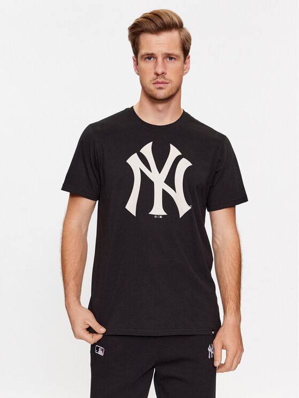 47 Brand 47 Brand Majica New York Yankees BB017TEMIME568336JK Črna Regular Fit