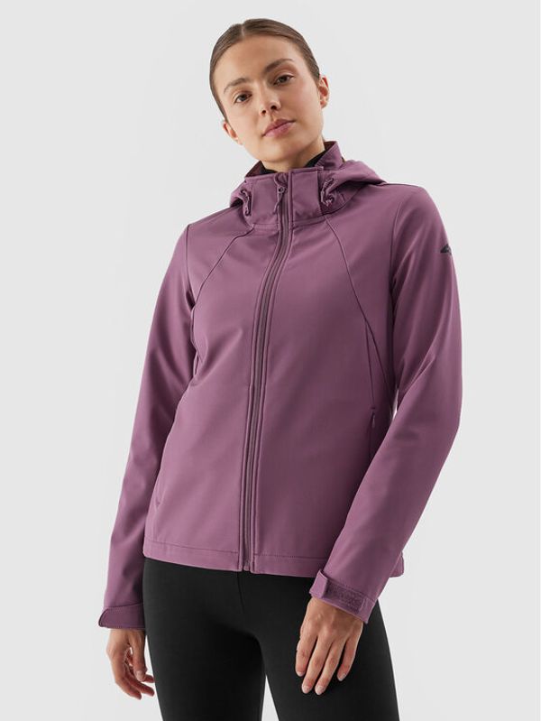 4F 4F Jakna softshell 4FAW23TSOFF152 Roza Slim Fit