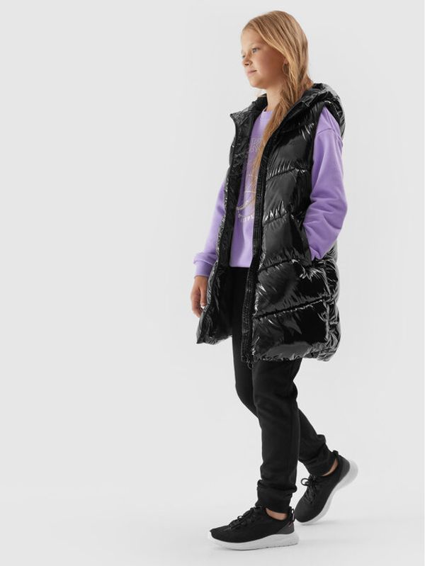 4F 4F Telovnik 4FJAW23TVJAF046 Črna Regular Fit