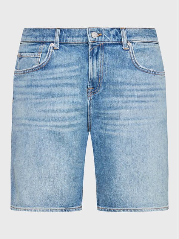 7 For All Mankind 7 For All Mankind Jeans kratke hlače Waterfall JSSRC100WA Modra Regular Fit