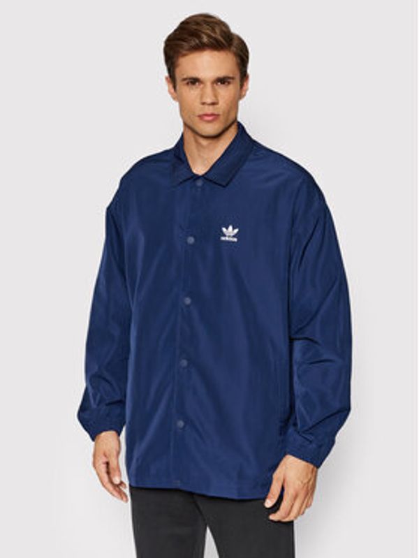adidas adidas Prehodna jakna adicolor Classics Trefoil H09128 Mornarsko modra Loose Fit