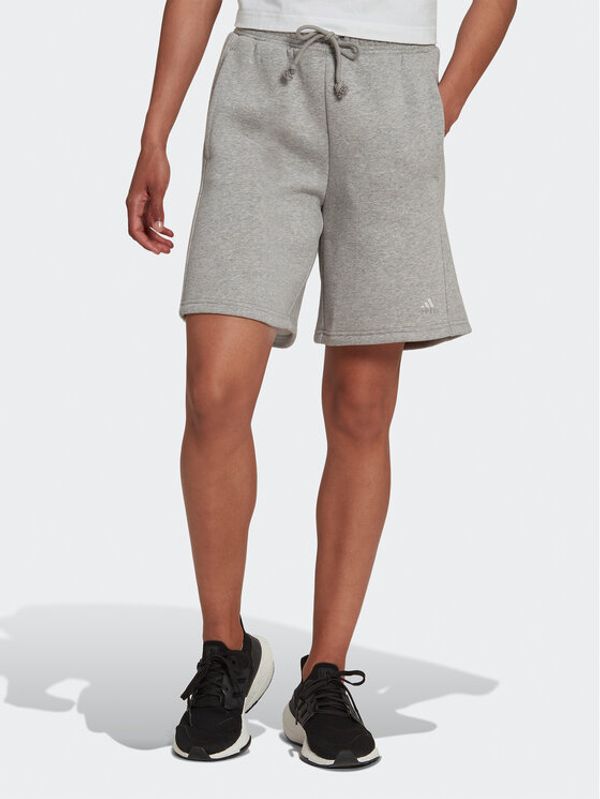 adidas adidas Športne kratke hlače ALL SZN Fleece Shorts HC8843 Siva Regular Fit