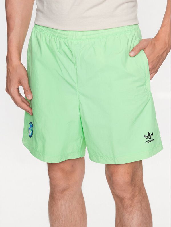 adidas adidas Športne kratke hlače Happy Earth HI2964 Zelena Regular Fit