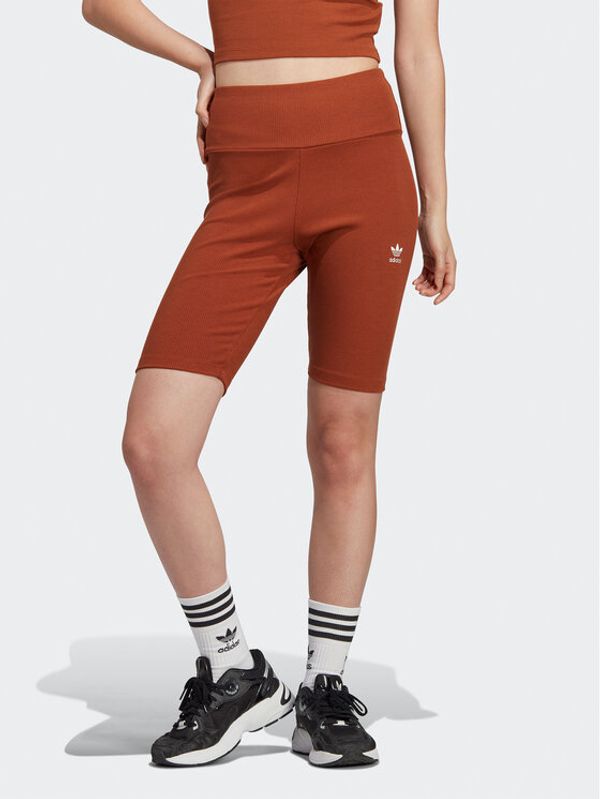 adidas adidas Športne kratke hlače Rib Shorts IL9621 Rjava