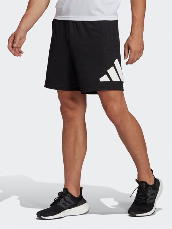 adidas adidas Športne kratke hlače Train Essentials Logo Training Shorts IB8121 Črna Regular Fit