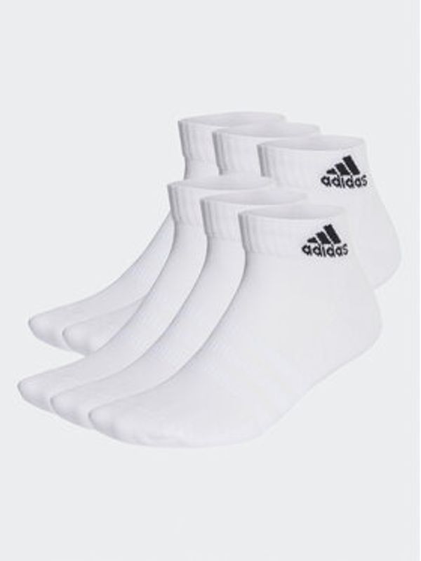 adidas adidas Unisex nizke nogavice Cushioned Sportswear Ankle Socks 6 Pairs HT3442 Bela