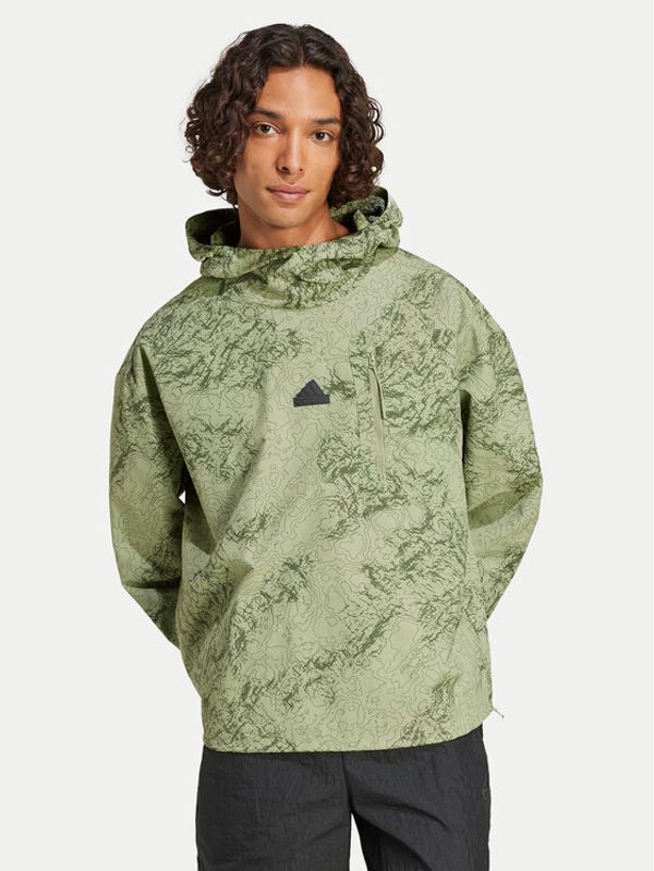 adidas adidas Anorak City Escape IY1517 Zelena Loose Fit