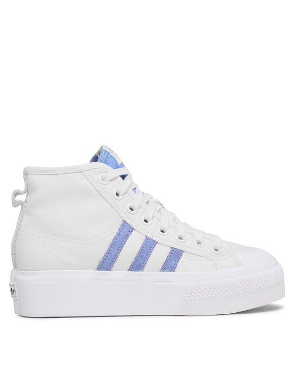 adidas adidas Čevlji Nizza Platform Mid FZ6189 Bela