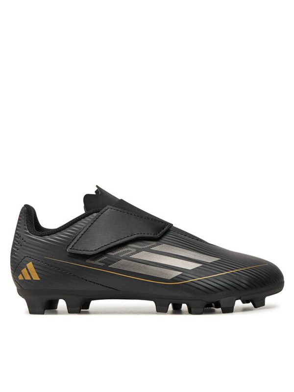 adidas adidas Čevlji za nagomet F50 Club Hook-and-Loop Flexible-Ground Boots Kids IF1387 Črna