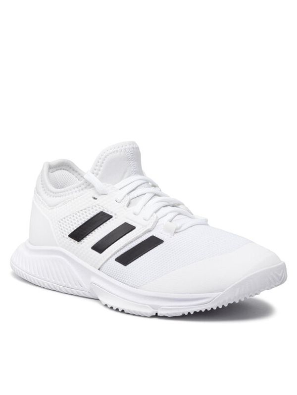 adidas adidas Čevlji za športe v zaprtih prostorih Court Team Bounce W FX1805 Bela